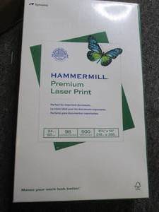 2 reams of hammermill premium laser...