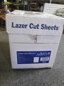 case of alliance laser cut sheets o...