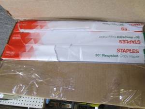 case of staples copy paper 11x17 in...