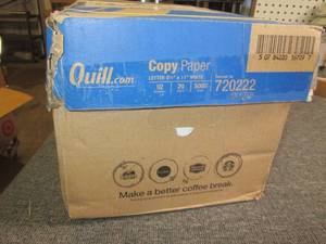 case of quill copy paper 5000 sheet...