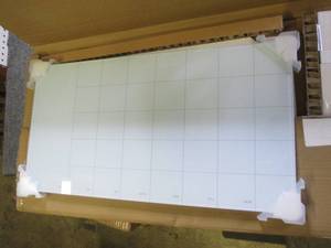 glass 12x23 white magnetic dry eras...