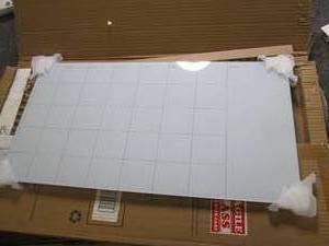 glass 12x23 white magnetic dry eras...