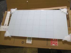 glass 12x23 white magnetic dry eras...