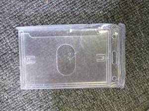 2 boxes of rigid badge holders ...