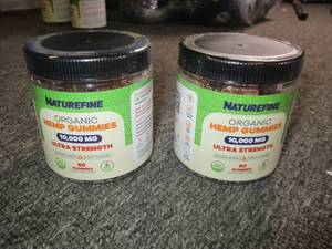 2 packages of organic hemp gummies ...