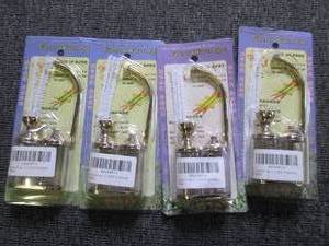 4 filtered water pipes ...