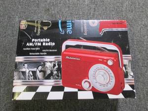 portable amfm radio ...