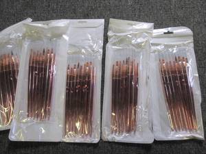 5 packages of 9 nail brushes ...