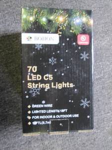19 foot long 70 LED c5 string light...