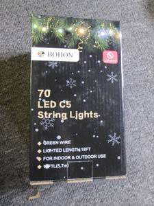 19 foot long 70 LED c5 string light...