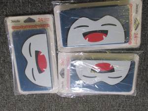 3 nintendo switch game card holders...