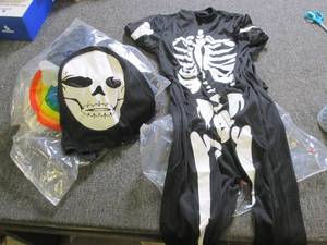 3 medium kids skeleton outfits ...