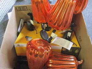 box of solar LED stakes ...