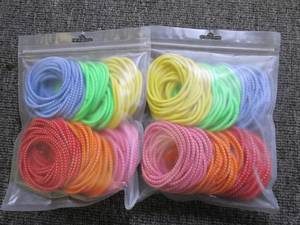 2 packages of 120 pcs hair bands ...