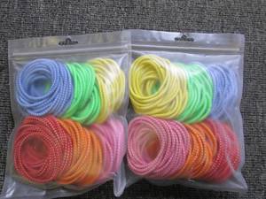 2 packages of 120 pcs hair bands ...