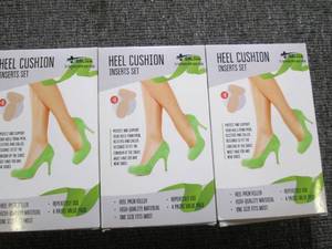 3 heel cushion sets ...