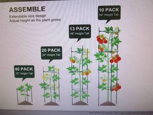 XPCARE 10 Pack Tomato Cages 62 Inch...