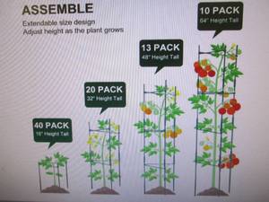 XPCARE 10 Pack Tomato Cages 62 Inch...