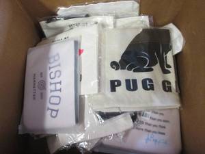 box with decorative pillowcases and...