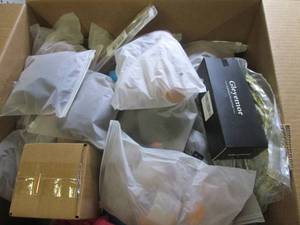 box of new overstock ...