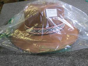 suede hat for men and women with wi...