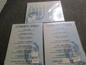 32 packs of 8 powerful words wall ...