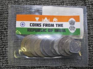 10 different coins from india ...