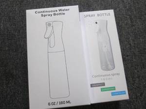 2 continuous spray bottles ...