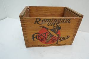 Remington wood ammo box