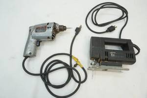 Power House drill, Black and Decker jigsaw