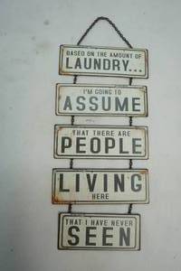 Laundry sign