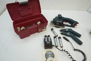 Black Decker circular saw, rotary tools