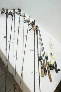 Fishing rods and reels