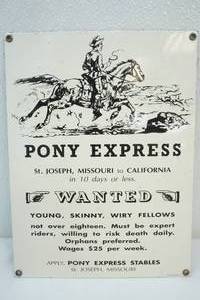 Pony Express sign