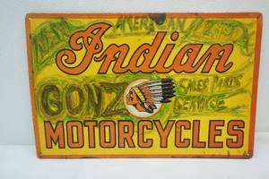 Indian Motorcycle sign