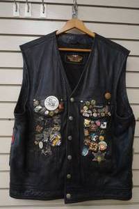 Harley Davidson leather vest