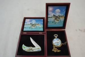pocket watch knife set