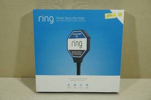 lot 6 image: Ring Solar Security Sign