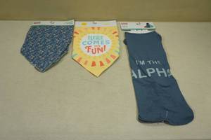 lot 88 image: New Boots & Barkley Dog Clothing -Tank Top, Bandanas