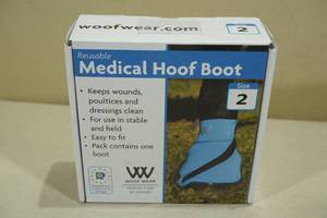 lot 104 image: Woof Wear Reusable Medical Hoof Boot -Size 2