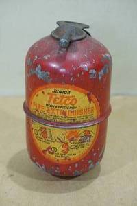 lot 170 image: Antique Tetco Junior Fire Extinguisher