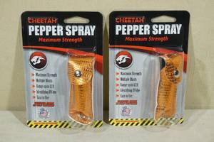 lot 186 image: Cheetah Maximum Strength Pepper Sprays