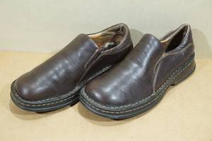lot 194 image: Born Leather Slip-On Shoes - Womens 9