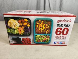 New Good Cook 60 Piece Meal Prep Storage Set