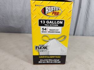 New Box of 13 Gallon Tall Kitchen  Bags