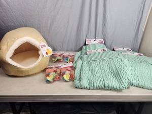 New Cat HouseBed, Toys, and Dog Sweaters
