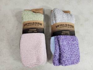 2 New Pair of Hiwassee Trading Co Womens Fireside Socks