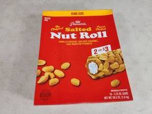 New Case of King Sized Pearsons Salted Nut Rolls