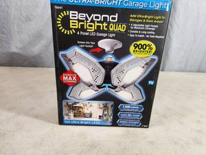 New Beyond Bright 4 Panel LED Garage Light