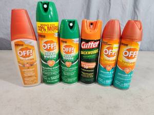 6 New Bottles of Bug Spray
